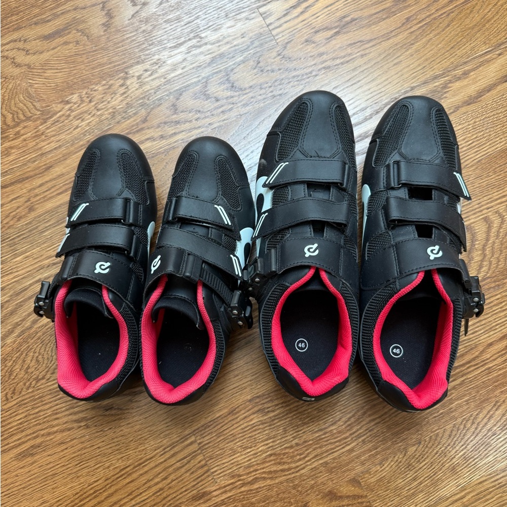 Peloton Black Cycling Shoes